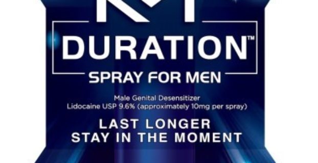 KY Duration spray for men retail package, Male genital desensitizer with 9.6% of Lidocaine USP, Last longer and stay in the moment
