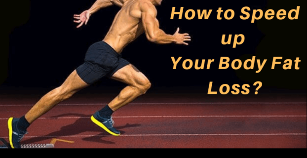 How to speed up your body fat loss, very fit man running shirtless
